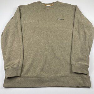 Columbia Sweatshirt Men's XL  Crew Neck Long Sleeve Casual Pullover Beige